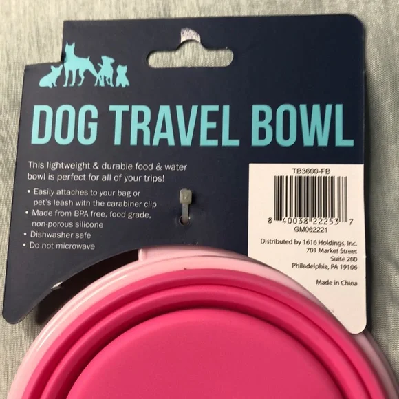 🥳HP🎉 Dog Travel Bowl 12 Oz - Picture 6 of 6